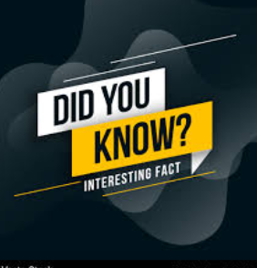 Did you know ? Interesting facts